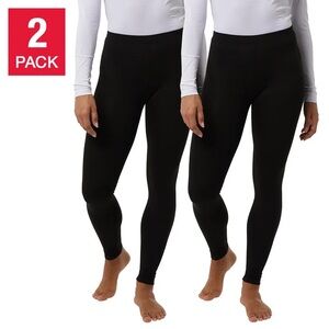 32 Degrees Women's Eco Heat Baselayer Bottom, 2-pack